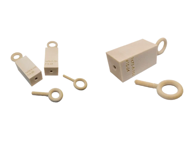 Mit Polymer-Pulver 3D-gedruckte Prototypen.